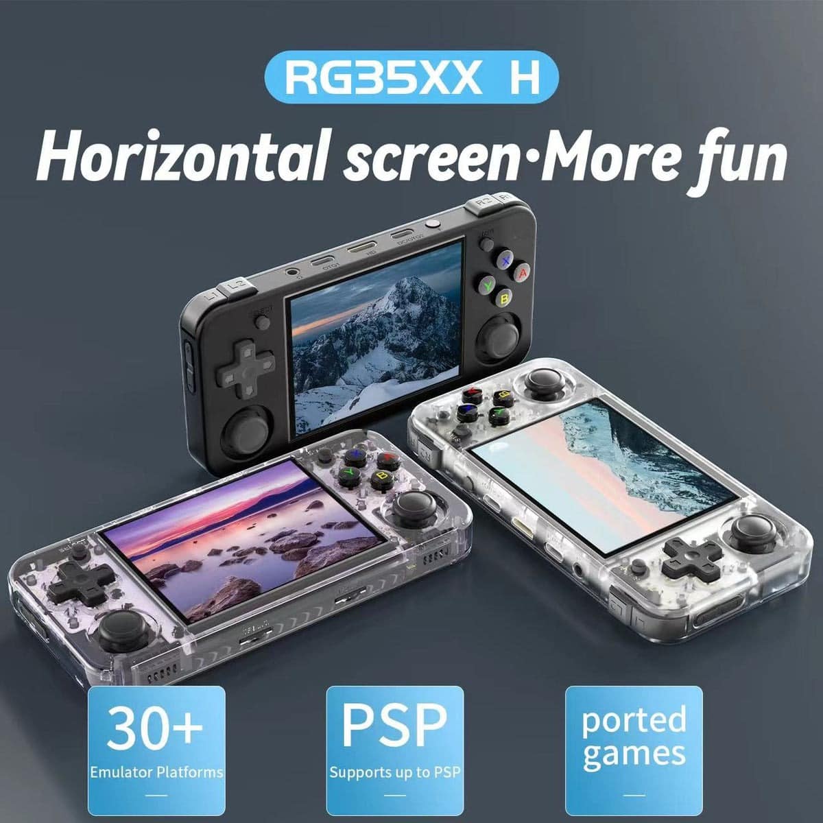 NEW Anbernic RG35XX H Retro Handheld Game Console