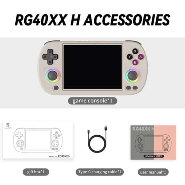 ANBERNIC RG40XX H Retro Handheld Gaming Console