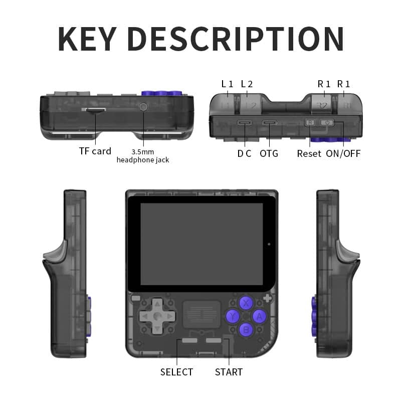 POWKIDDY V10 Retro Handheld Game Console