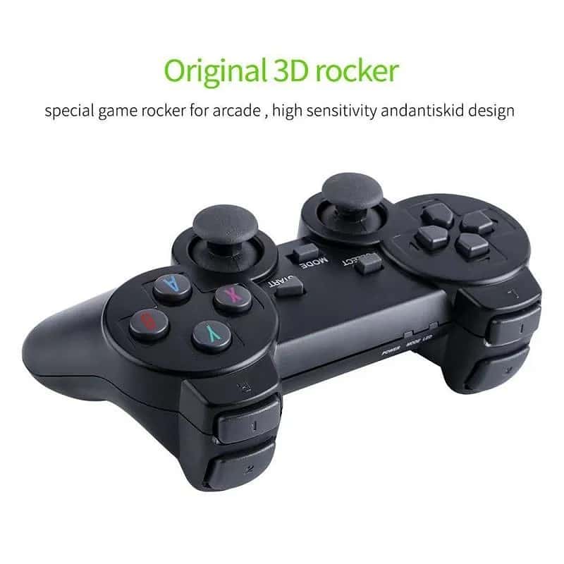 M8 Game Stick with Built-in 10000+ Games 2-Player 4K Mini Video Game Box