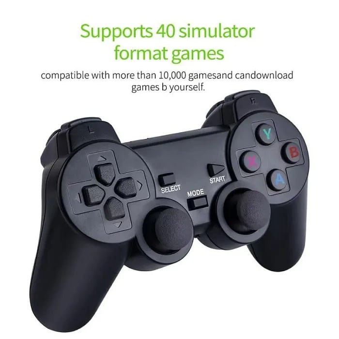 M8 Game Stick with Built-in 10000+ Games 2-Player 4K Mini Video Game Box