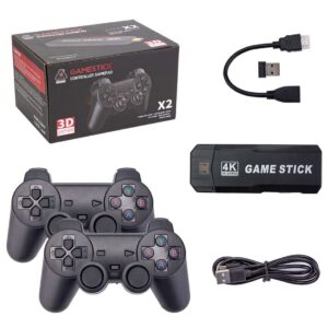 X2 Game Stick 4K HD TV Game Console 2.4G Wireless Dual Controllers Retro Home Arcade